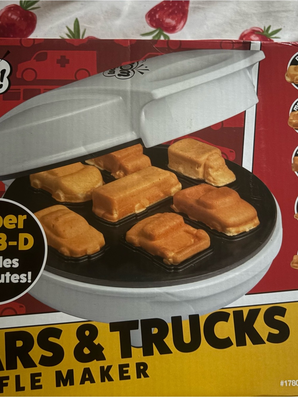 Kids Car & Truck Waffle Maker - White